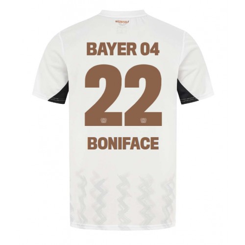 Dres Bayer Leverkusen Victor Boniface #22 Gostujuci 2024-25 Kratak Rukav